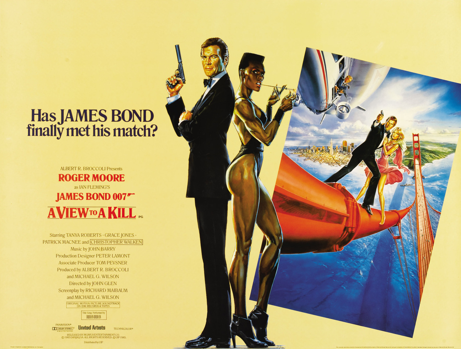 Extra Large Movie Poster Image for A View to a Kill (#4 of 6)