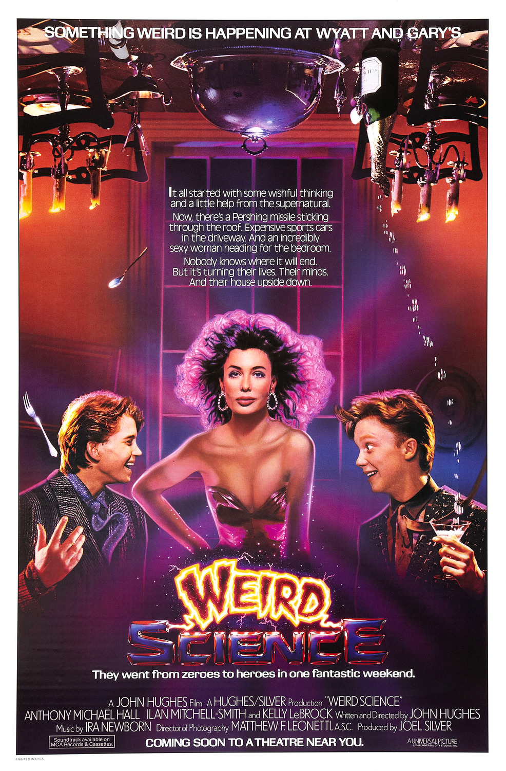 Extra Large Movie Poster Image for Weird Science (#2 of 2)