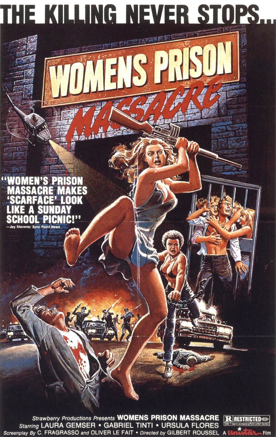 Extra Large Movie Poster Image for Women's Prison Massacre 