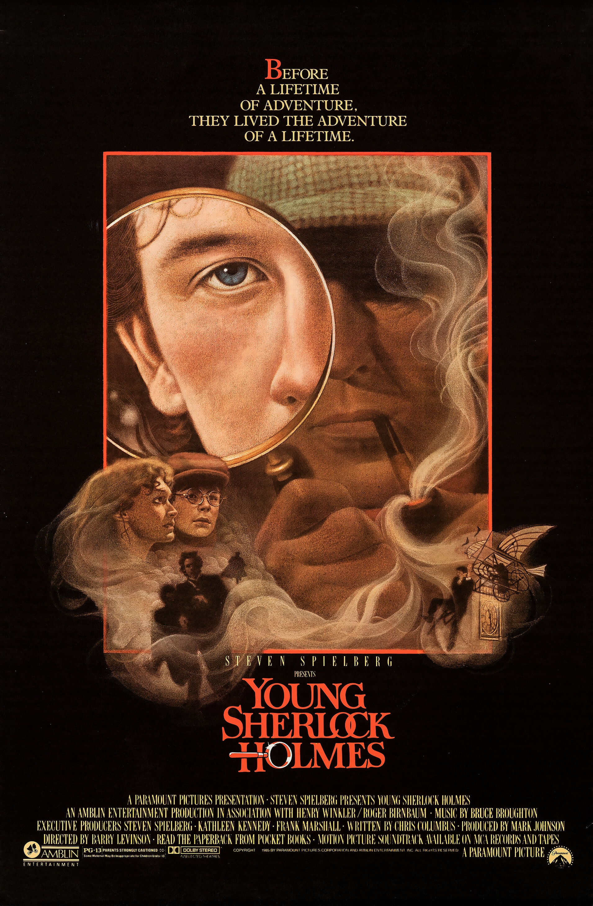 Mega Sized Movie Poster Image for Young Sherlock Holmes (#2 of 4)