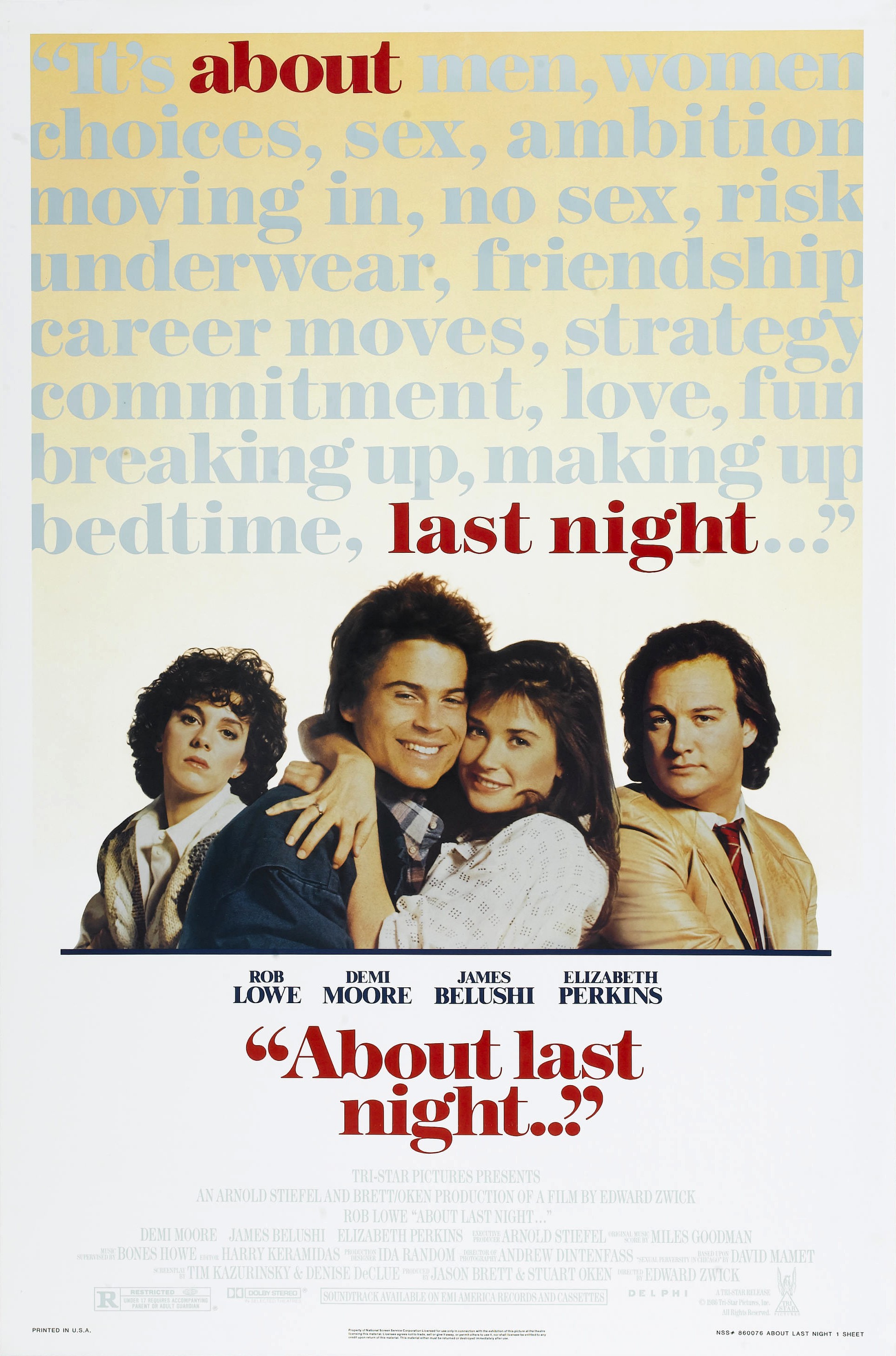 Mega Sized Movie Poster Image for About Last Night... 