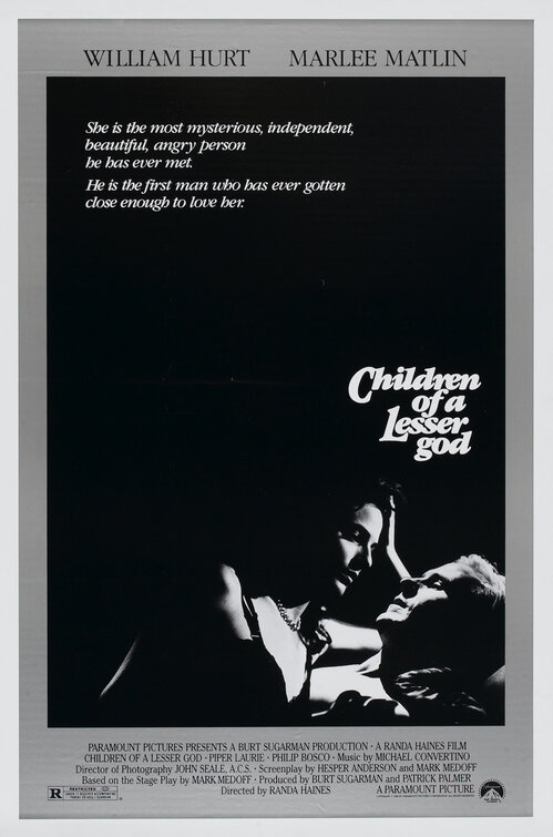 Children of a Lesser God Movie Poster