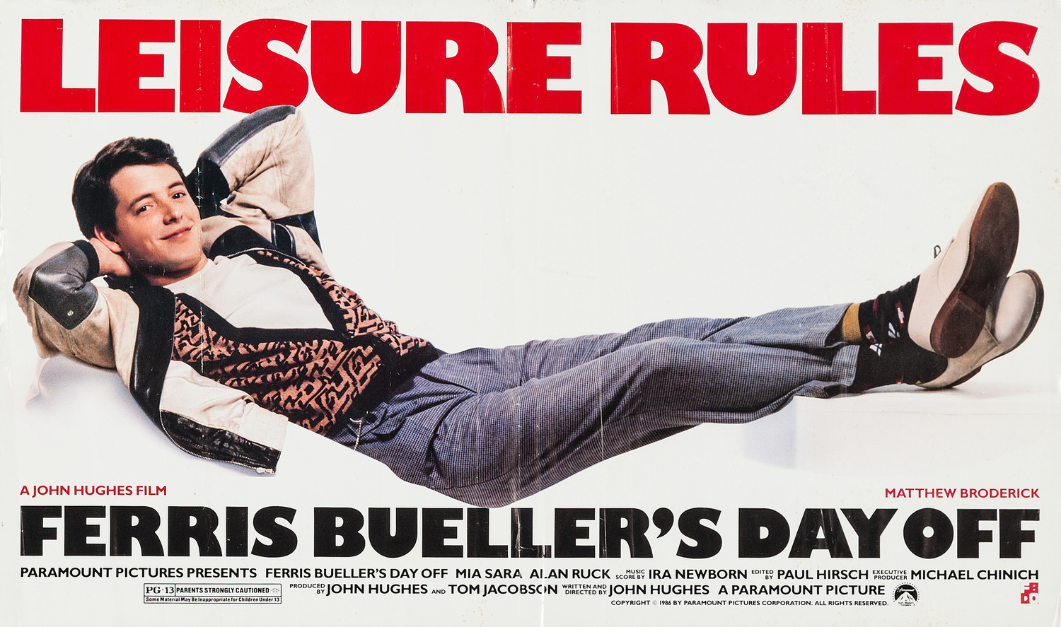 Extra Large Movie Poster Image for Ferris Bueller's Day Off (#2 of 3)