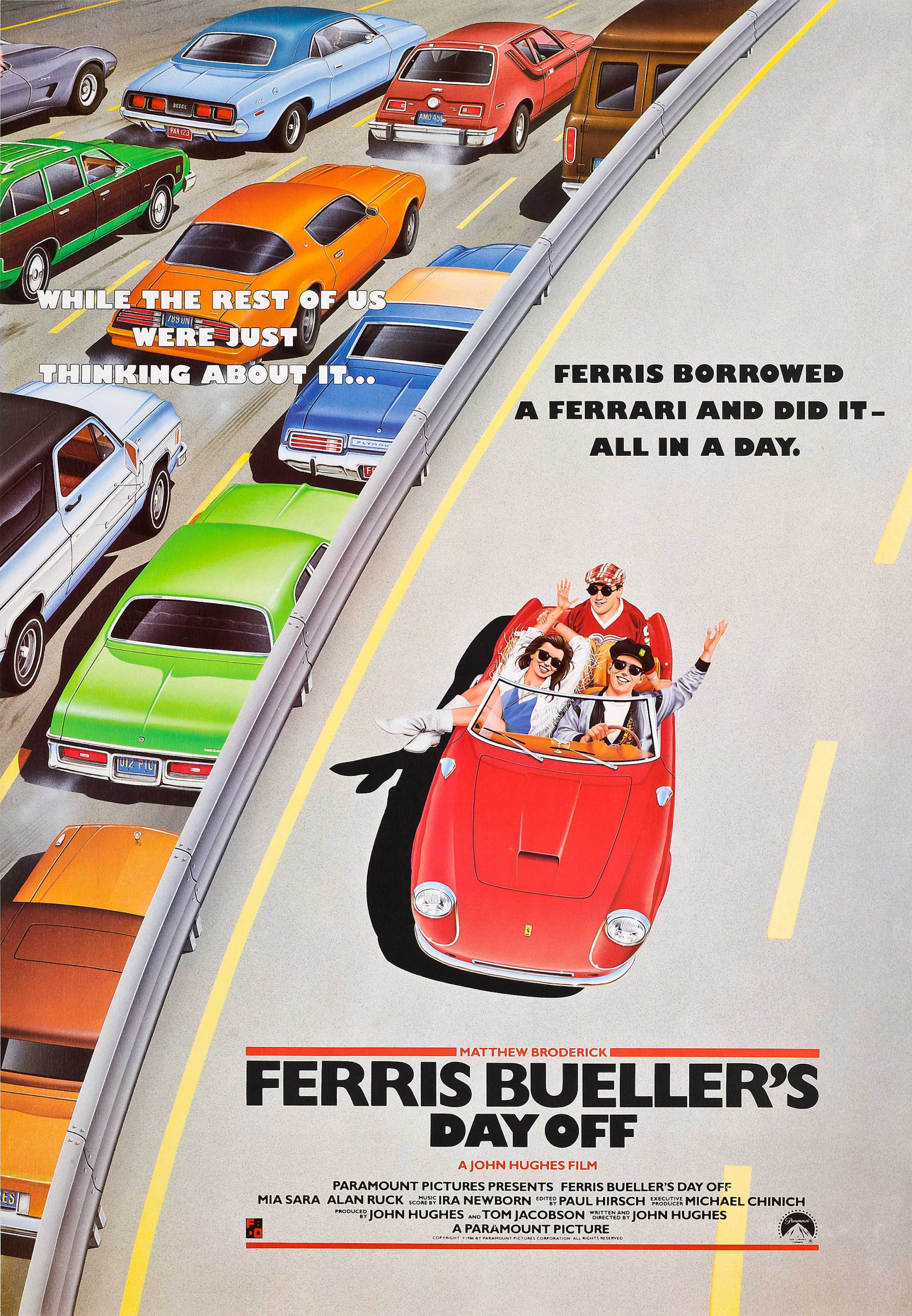 Mega Sized Movie Poster Image for Ferris Bueller's Day Off (#3 of 3)