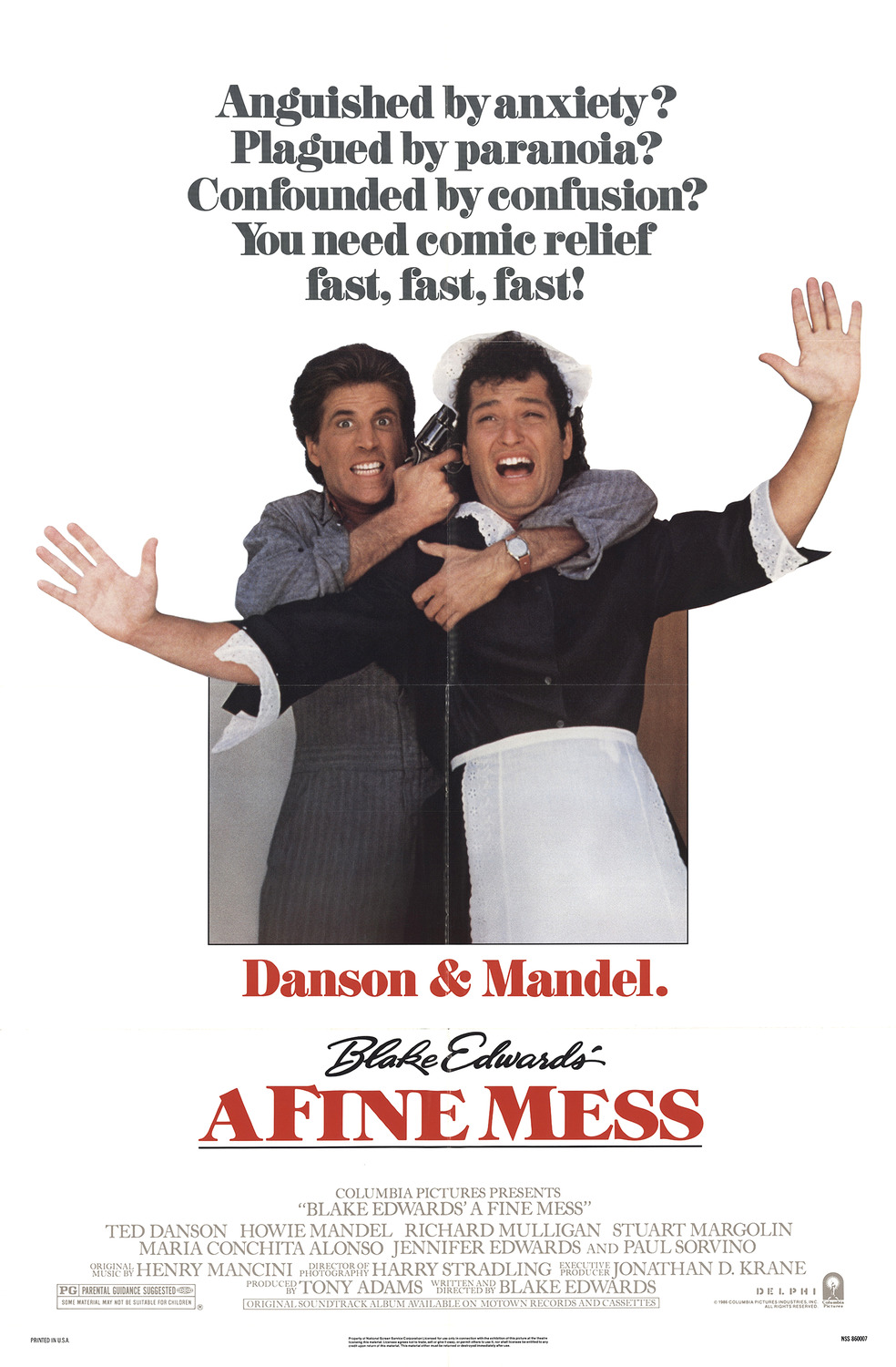 Extra Large Movie Poster Image for A Fine Mess (#2 of 3)