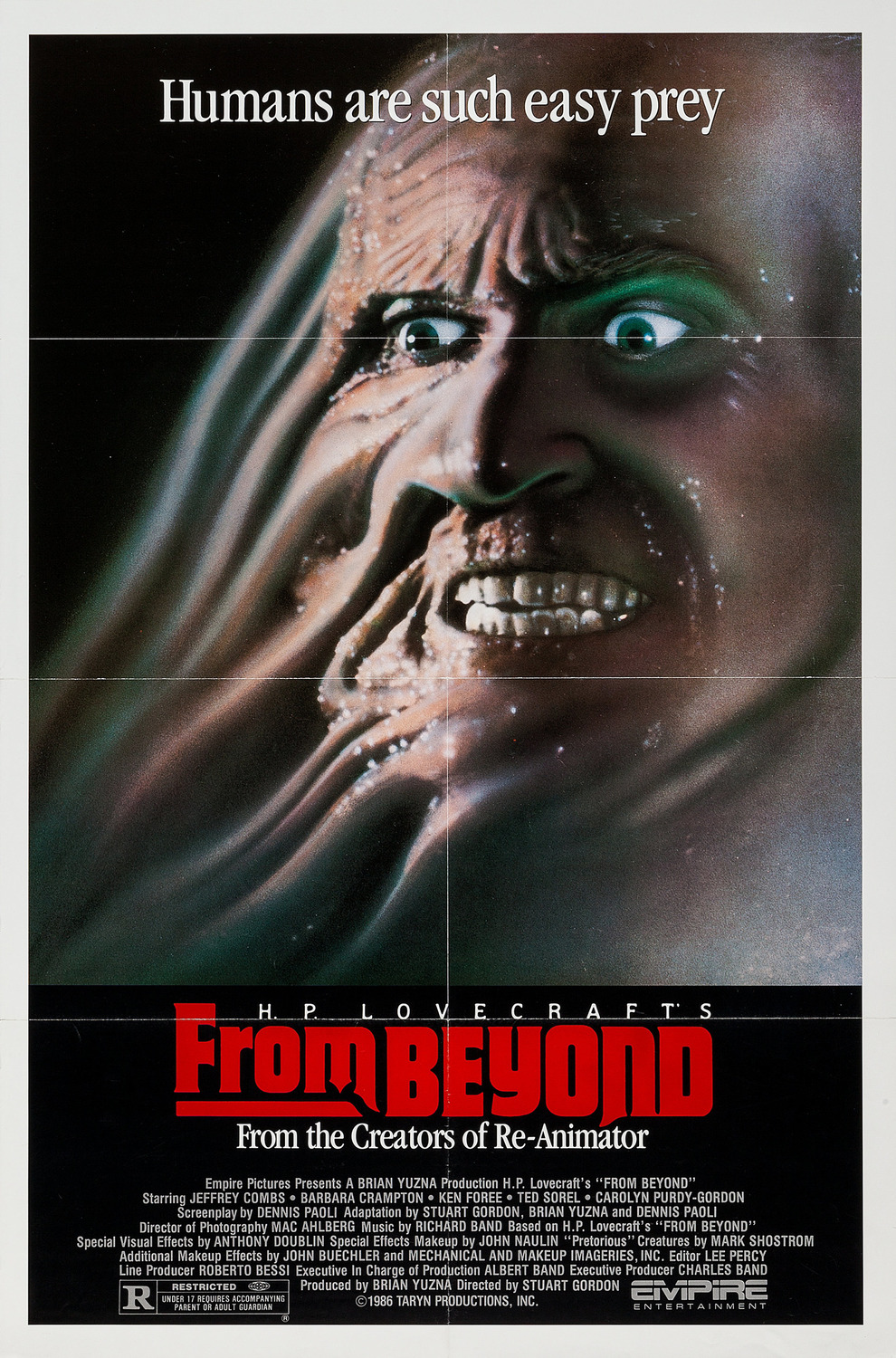 Extra Large Movie Poster Image for From Beyond (#1 of 3)
