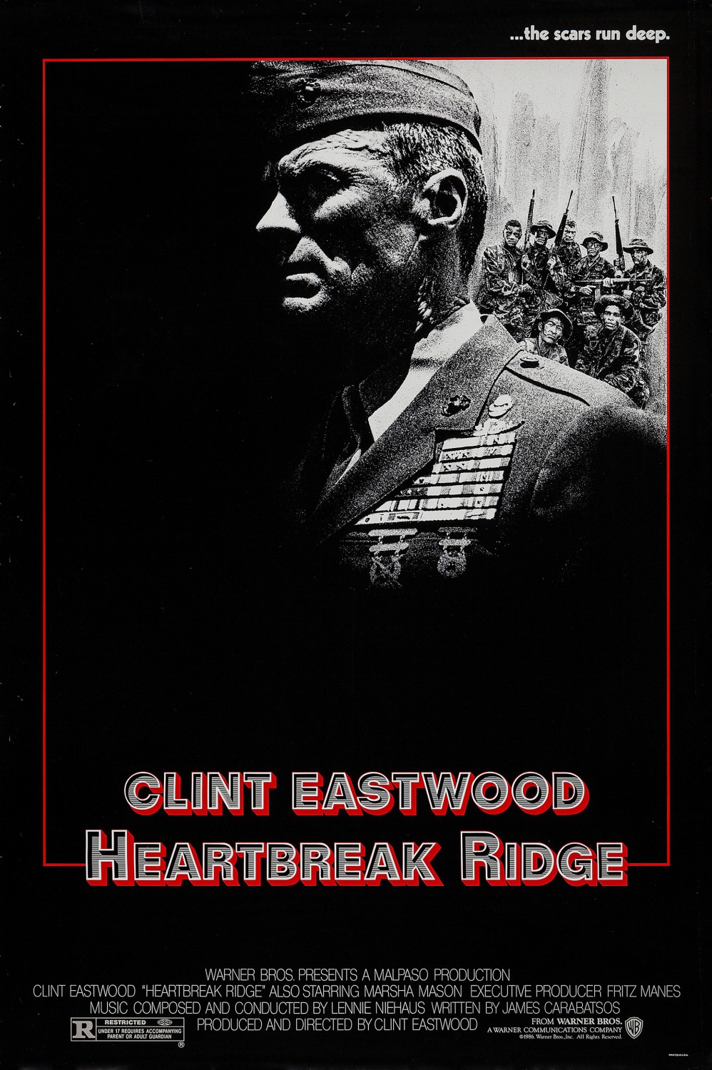 Extra Large Movie Poster Image for Heartbreak Ridge (#2 of 4)