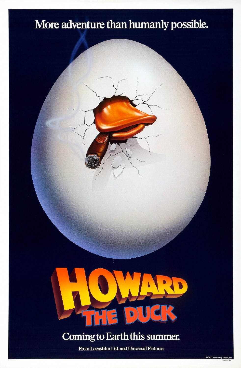 Extra Large Movie Poster Image for Howard the Duck (#1 of 3)
