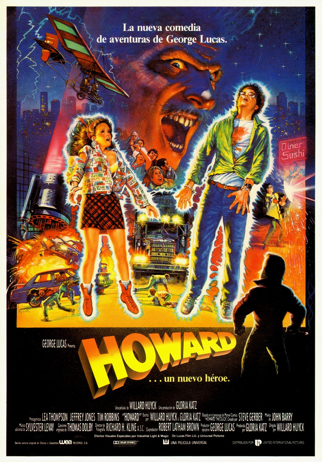 Extra Large Movie Poster Image for Howard the Duck (#3 of 3)