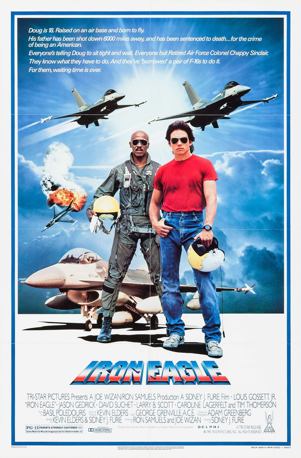 Extra Large Movie Poster Image for Iron Eagle 