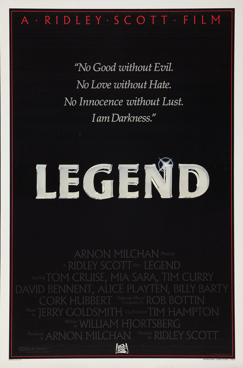 Legend Movie Poster #3 - Internet Movie Poster Awards Gallery