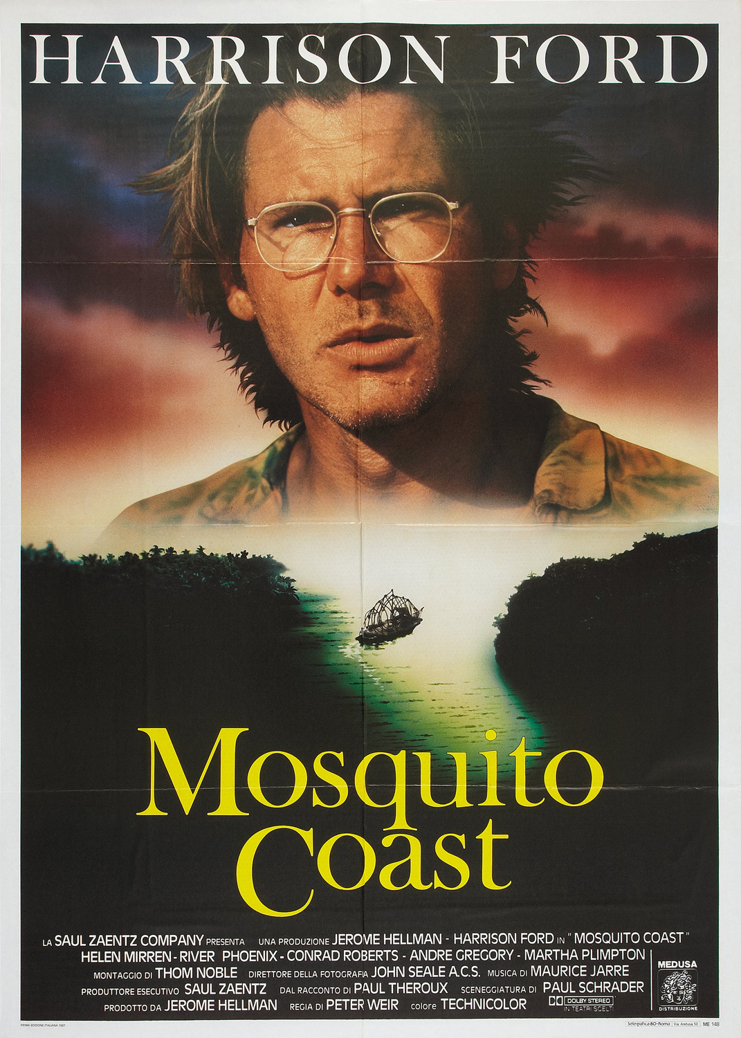 Extra Large Movie Poster Image for The Mosquito Coast (#3 of 3)