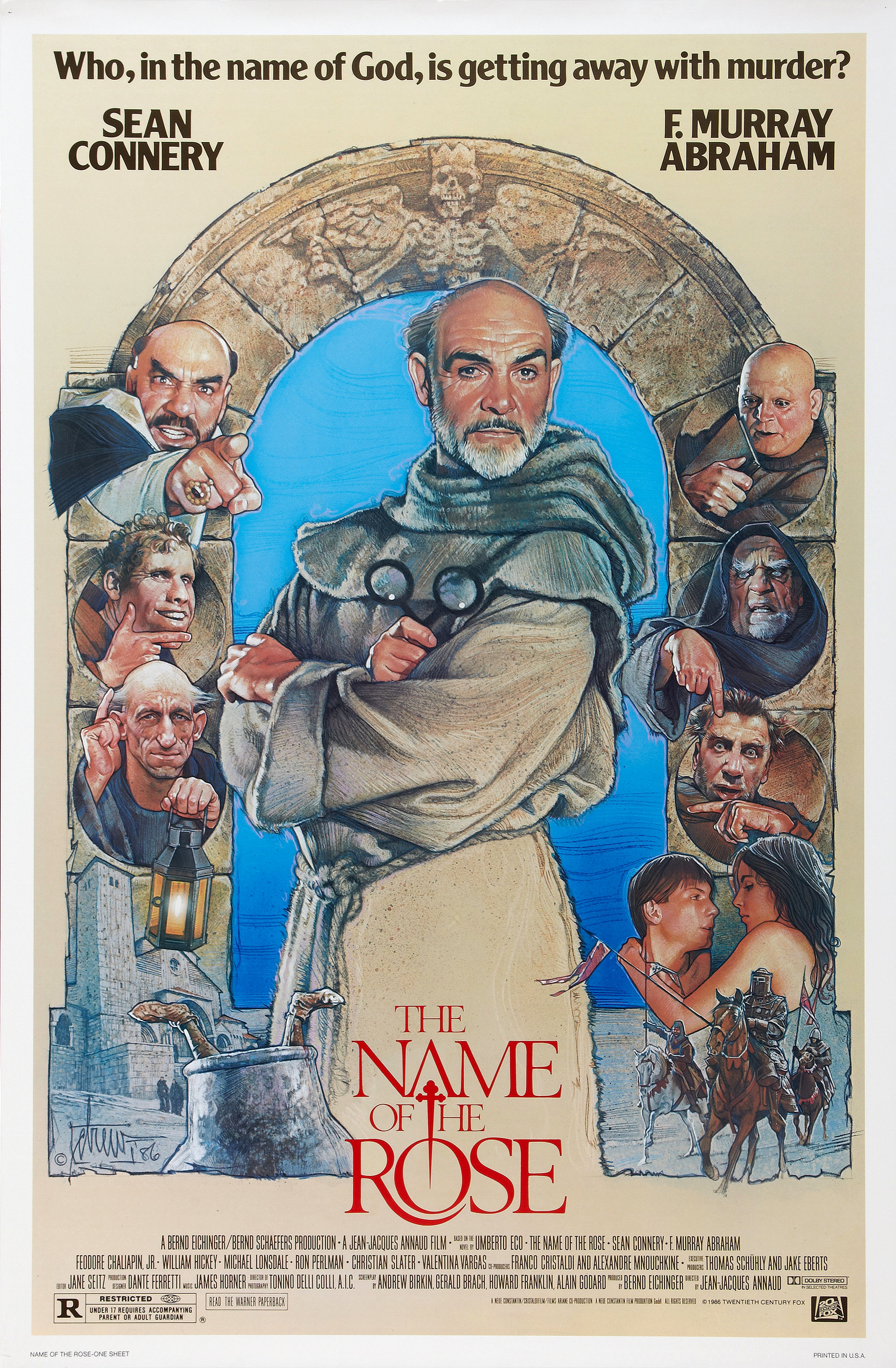 Mega Sized Movie Poster Image for The Name of the Rose (#1 of 2)