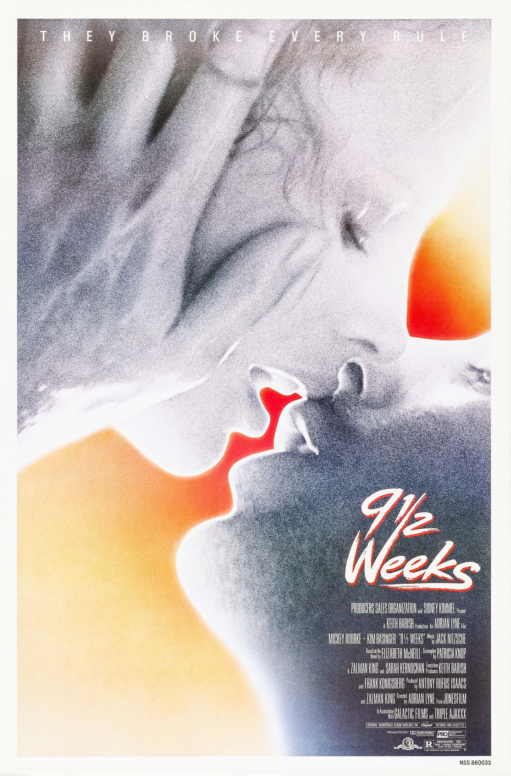 Mega Sized Movie Poster Image for Nine 1/2 Weeks (#2 of 5)