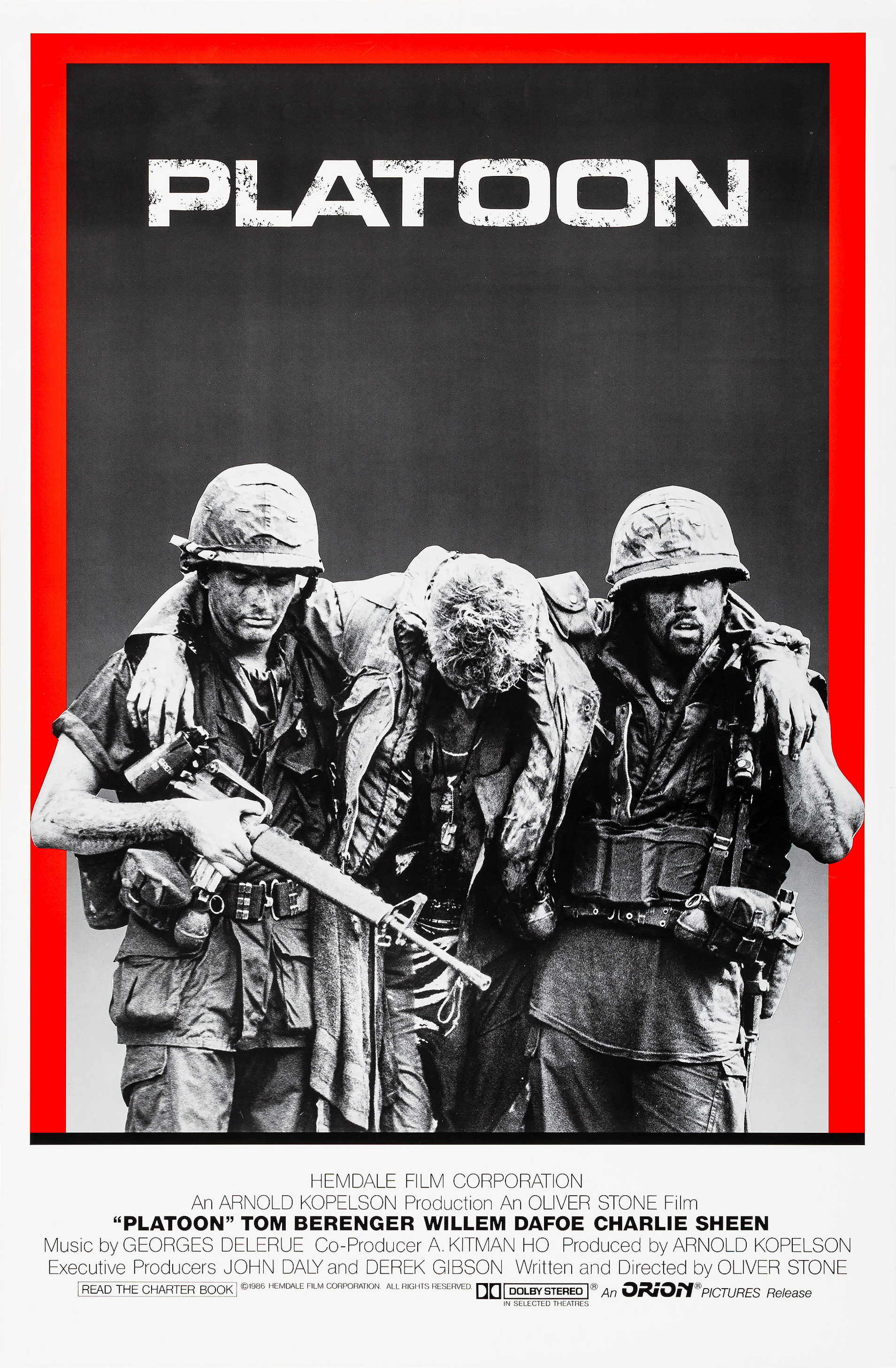 Mega Sized Movie Poster Image for Platoon (#1 of 12)