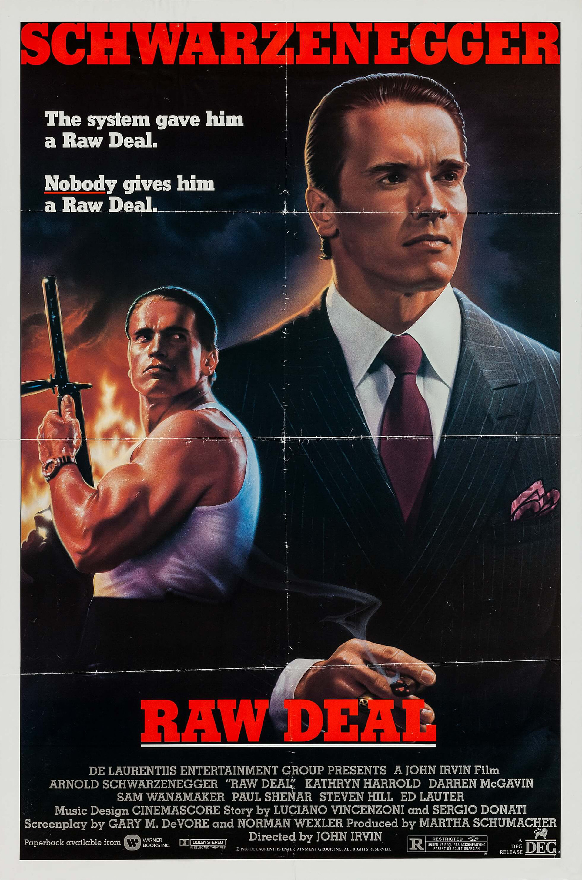 Mega Sized Movie Poster Image for Raw Deal (#2 of 4)