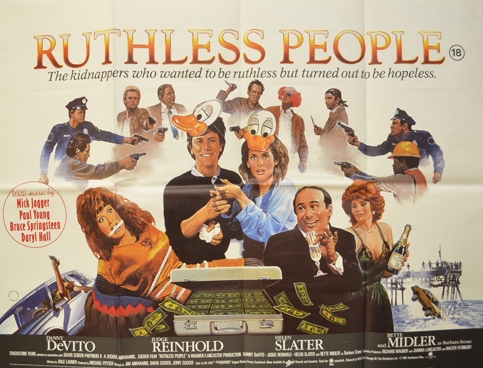 Extra Large Movie Poster Image for Ruthless People (#2 of 2)