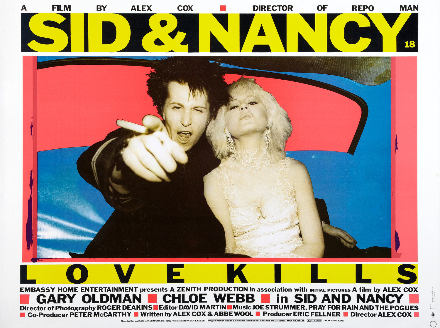 Extra Large Movie Poster Image for Sid and Nancy (#2 of 5)