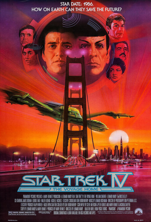 Star Trek IV: The Voyage Home Movie Poster #3 - Internet Movie Poster