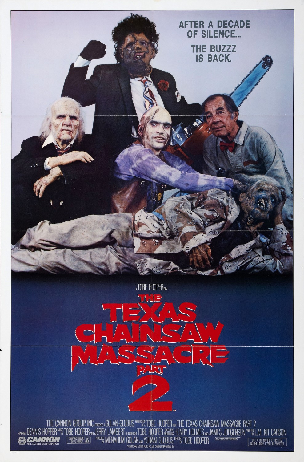 Extra Large Movie Poster Image for The Texas Chainsaw Massacre 2 (#1 of 2)