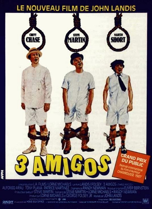 Three Amigos Movie Poster