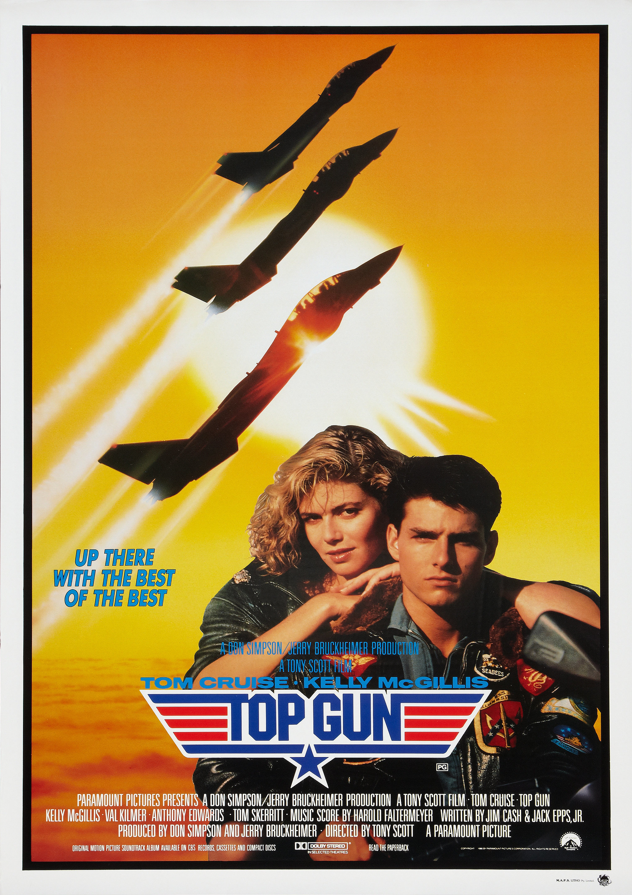 Mega Sized Movie Poster Image for Top Gun (#2 of 8)