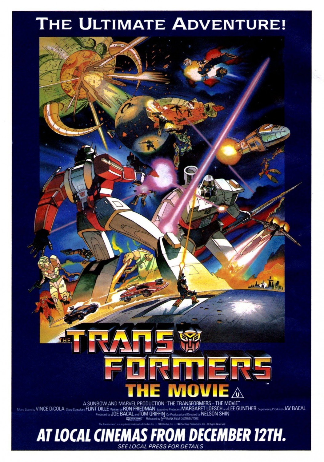 Extra Large Movie Poster Image for Transformers: The Movie (#2 of 2)