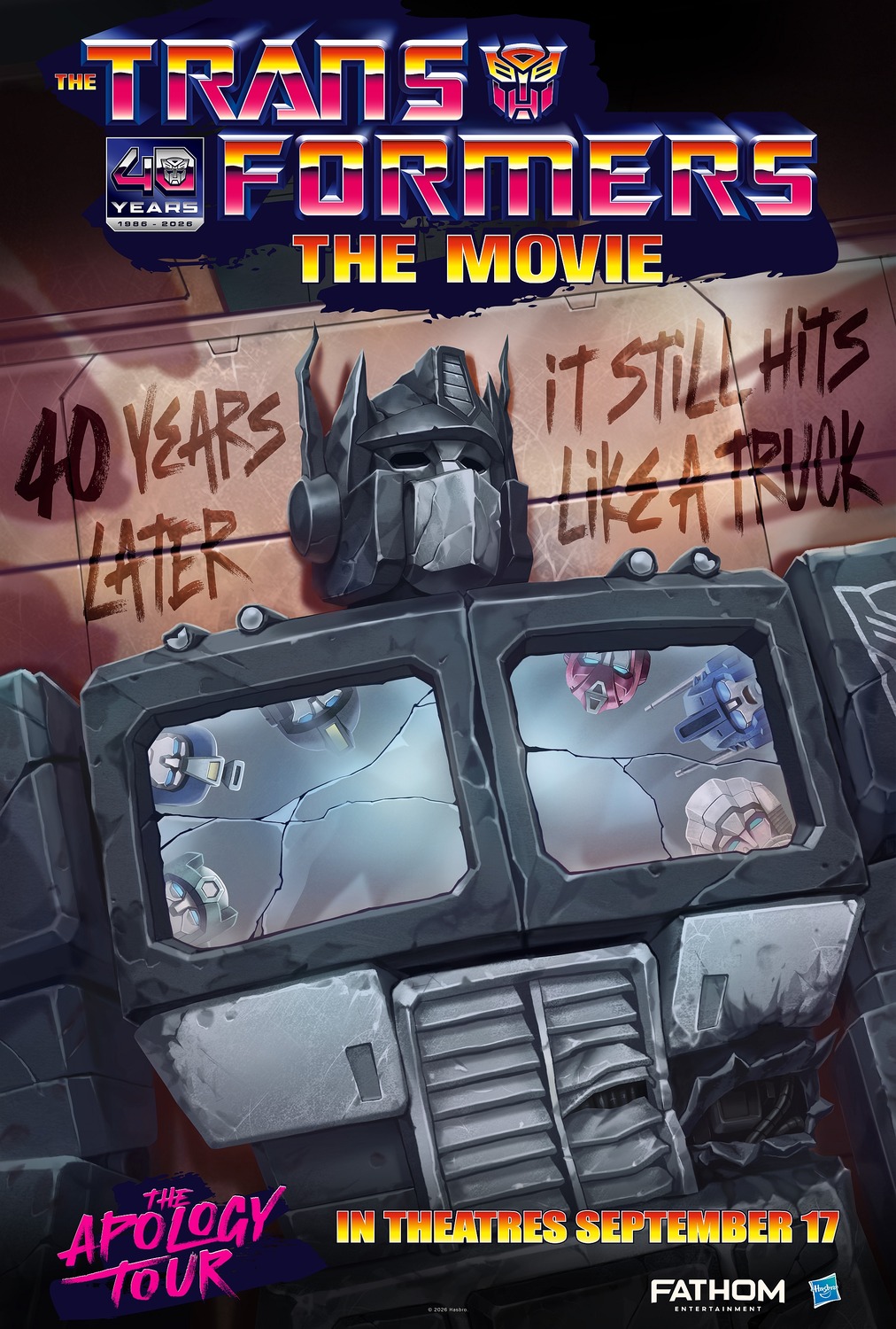 Extra Large Movie Poster Image for Transformers: The Movie (#3 of 3)