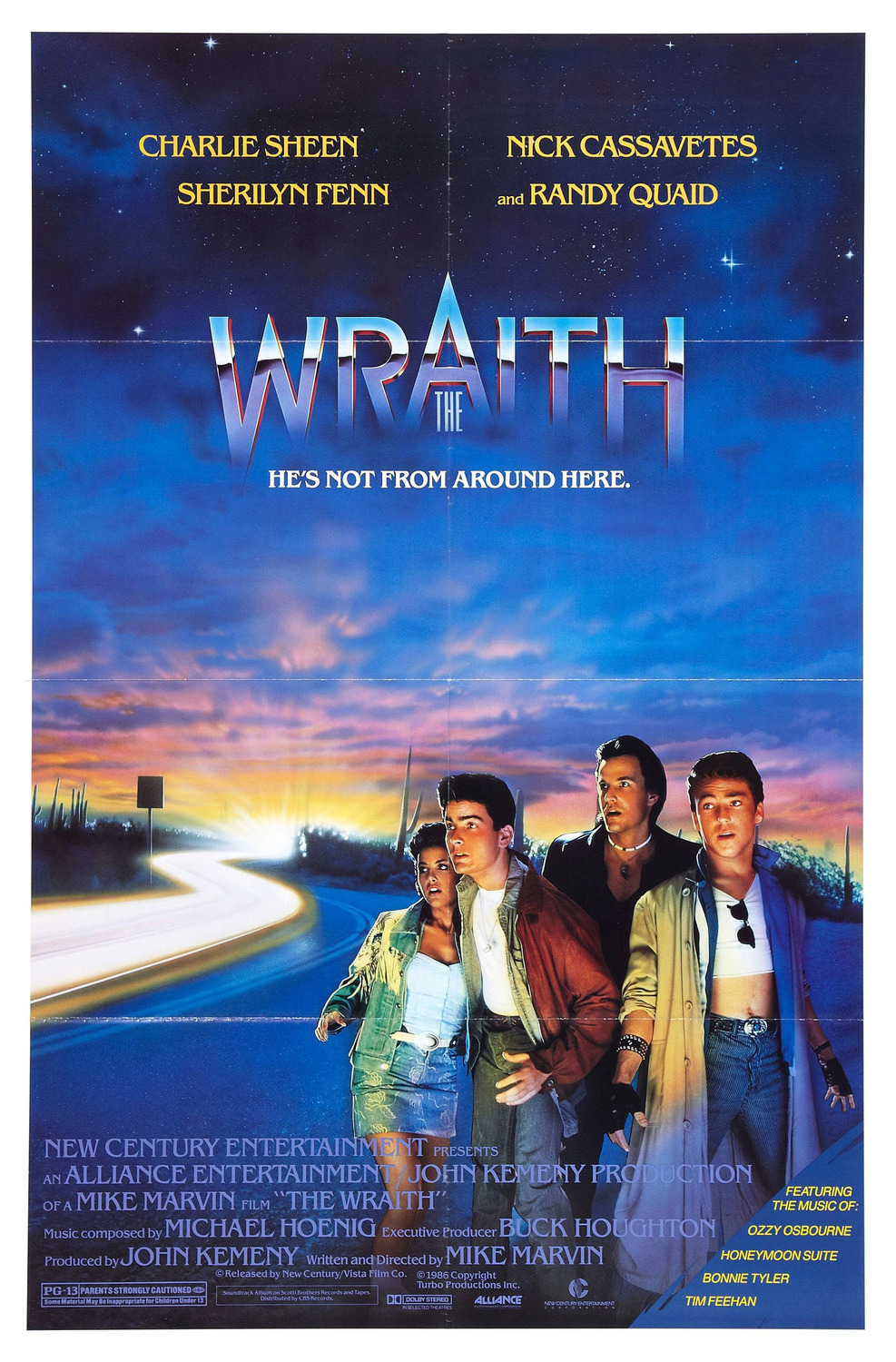 Extra Large Movie Poster Image for The Wraith (#1 of 2)