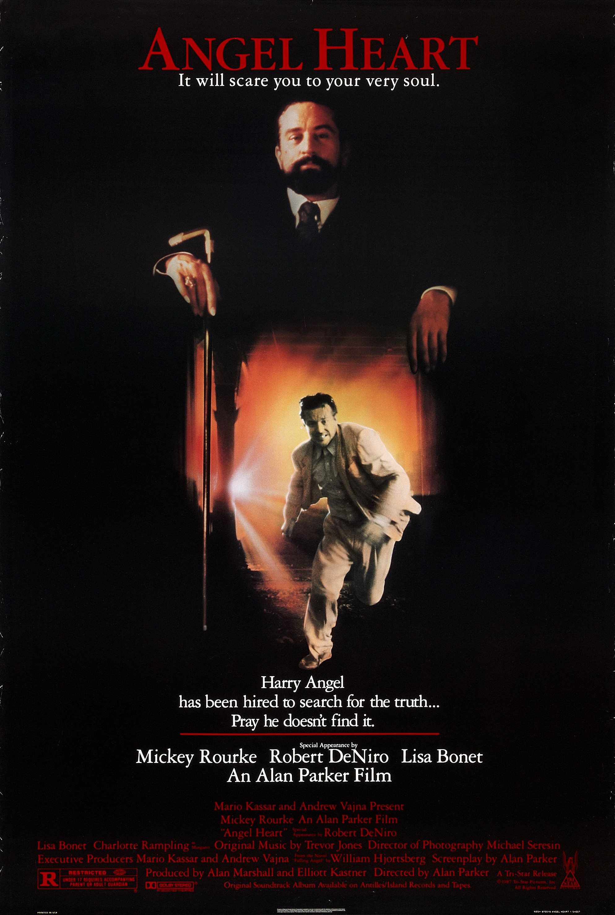 Mega Sized Movie Poster Image for Angel Heart (#1 of 4)