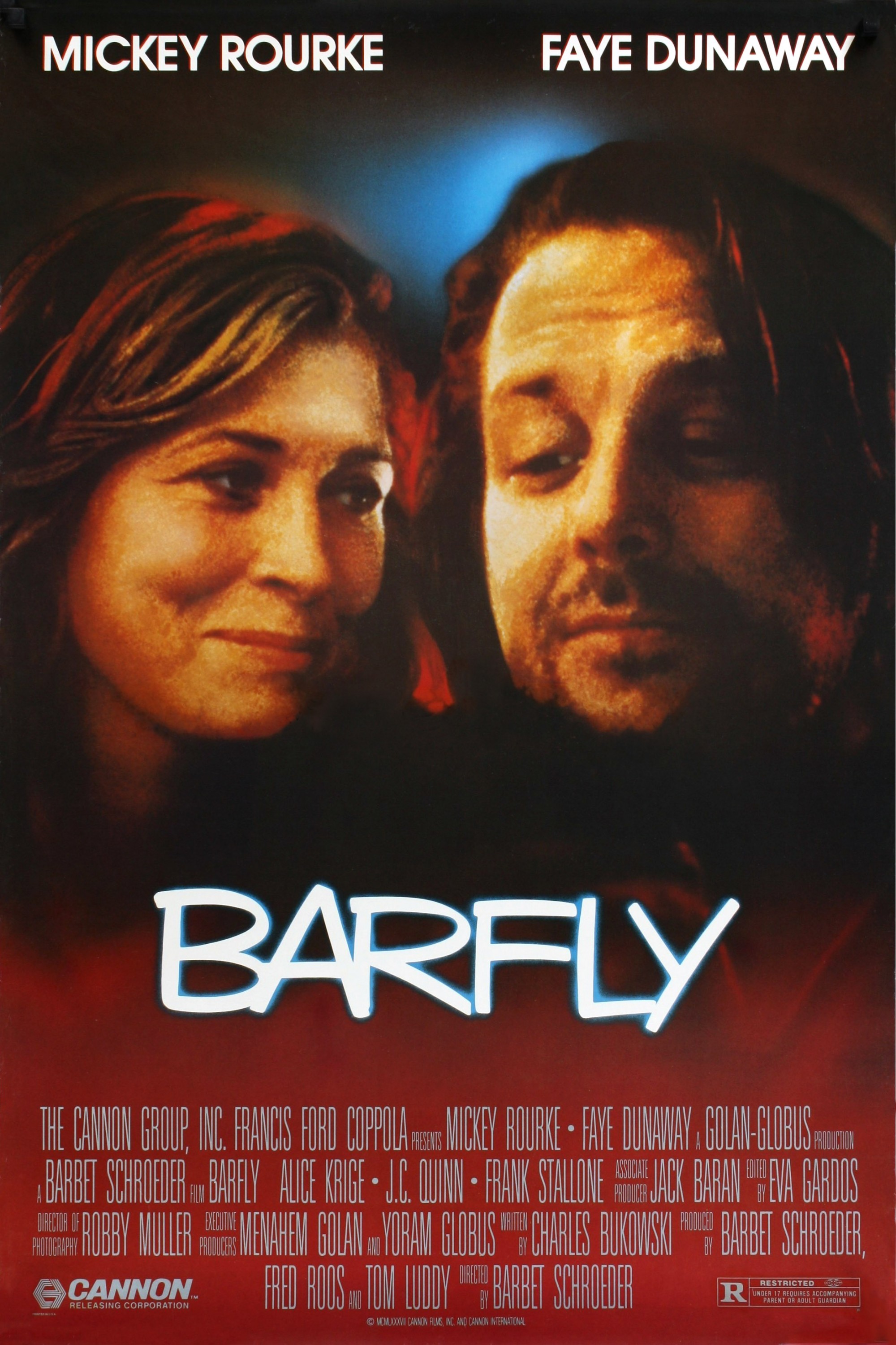 Mega Sized Movie Poster Image for Barfly (#1 of 2)
