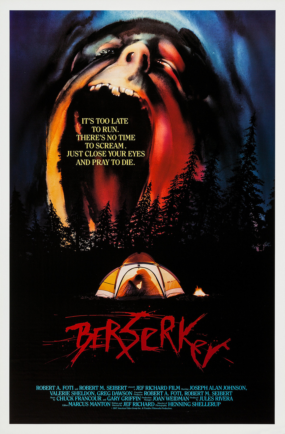 Extra Large Movie Poster Image for Berserker 