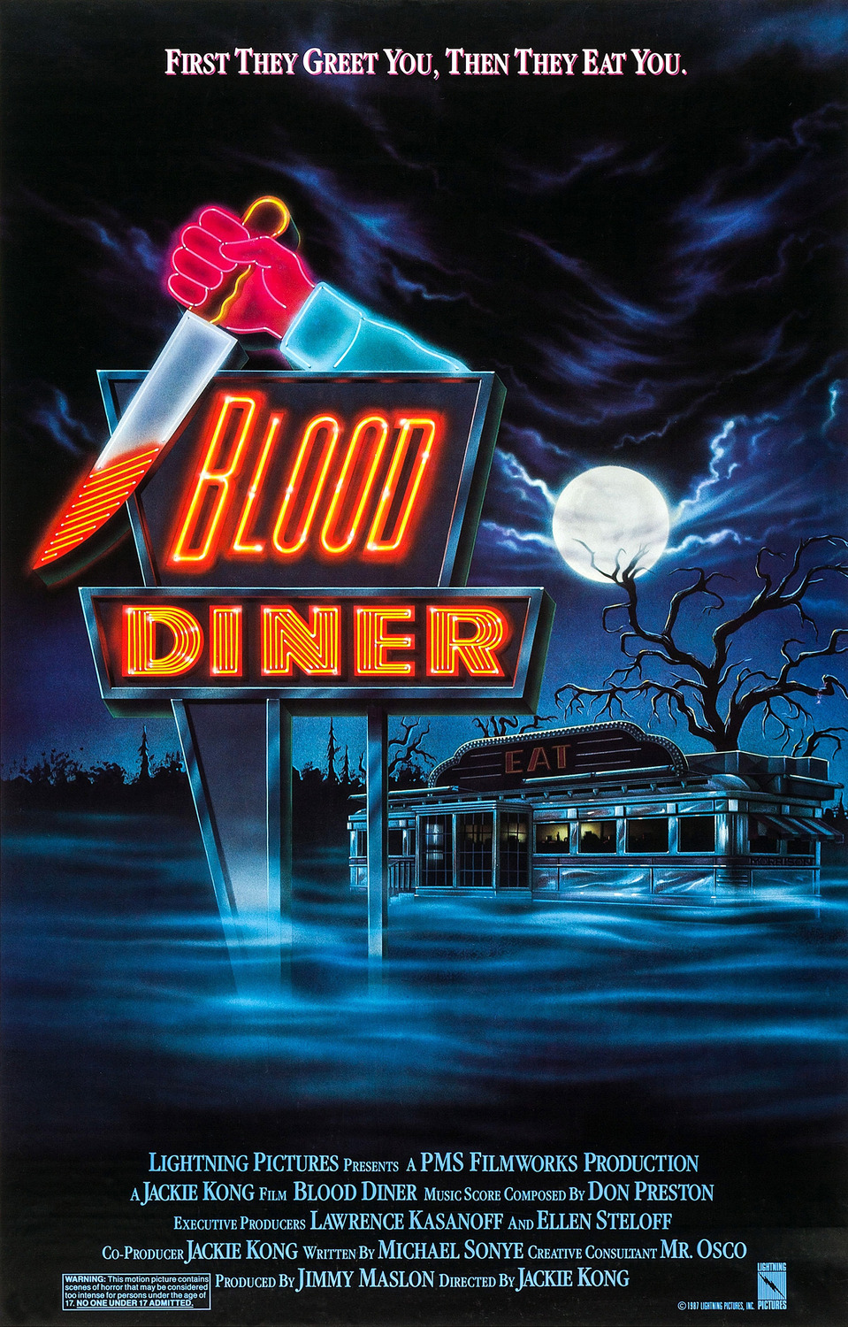 Extra Large Movie Poster Image for Blood Diner 