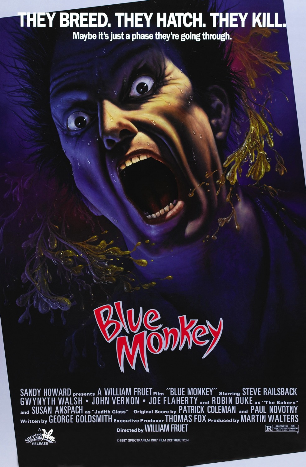 Extra Large Movie Poster Image for Blue Monkey 