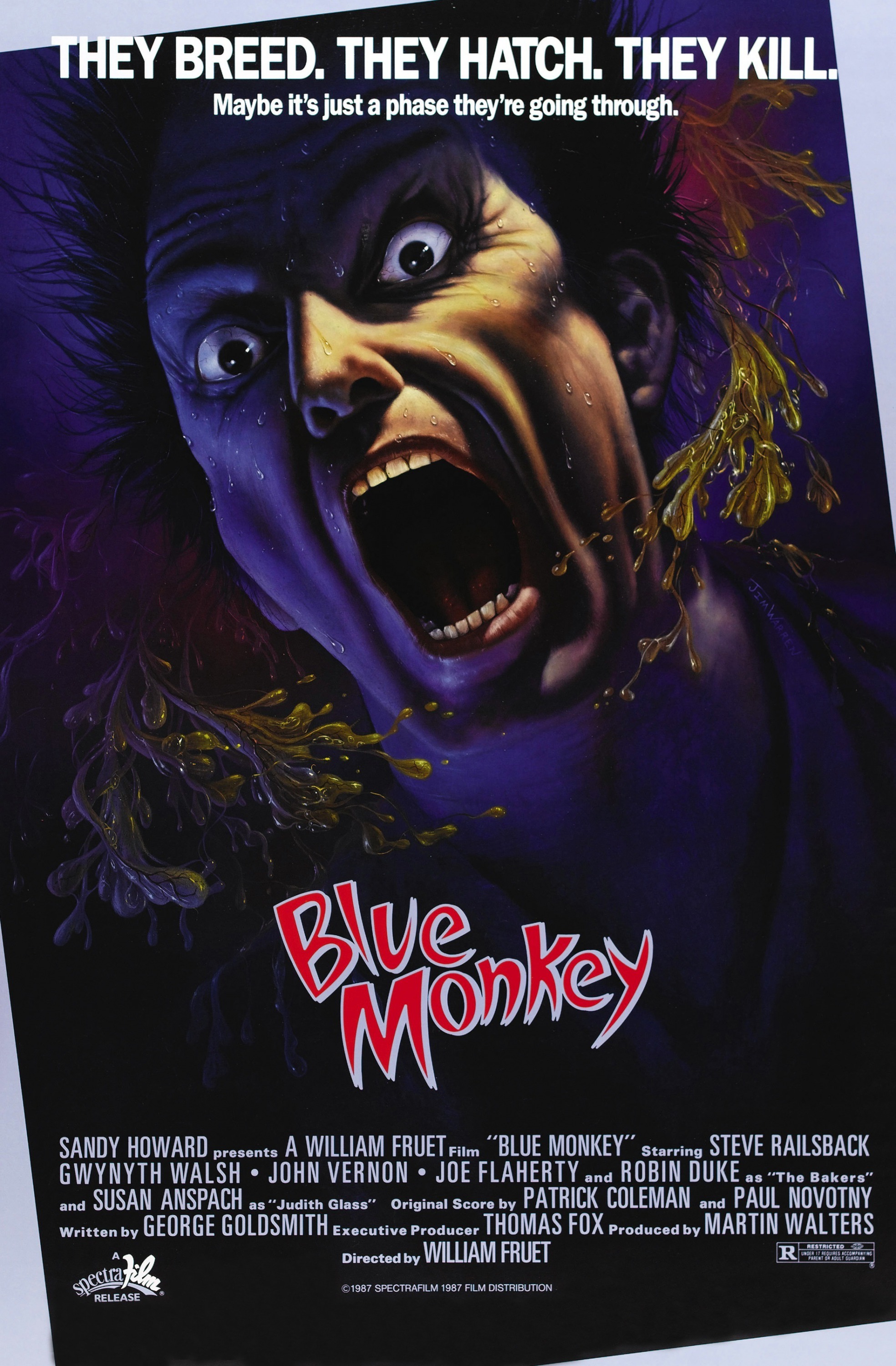 Mega Sized Movie Poster Image for Blue Monkey 