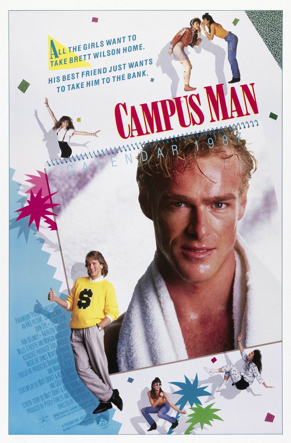 Extra Large Movie Poster Image for Campus Man 