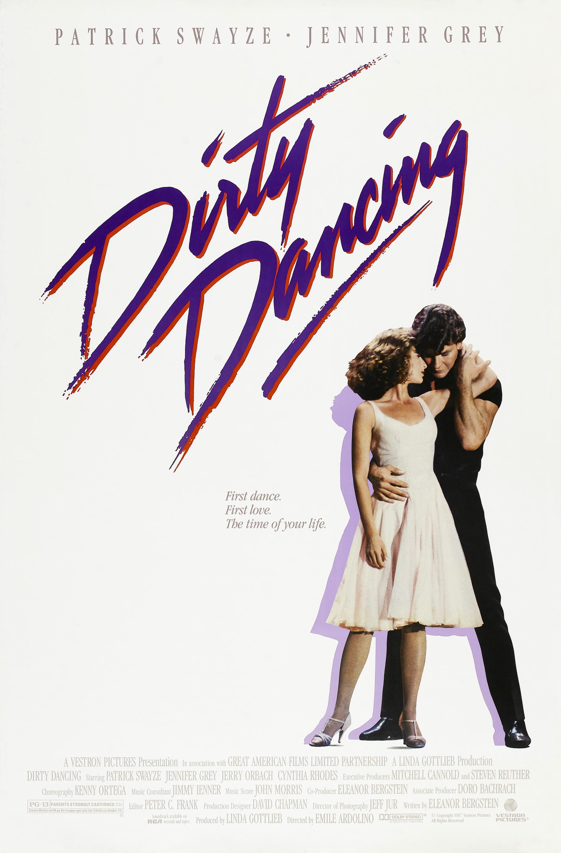 Mega Sized Movie Poster Image for Dirty Dancing (#1 of 3)