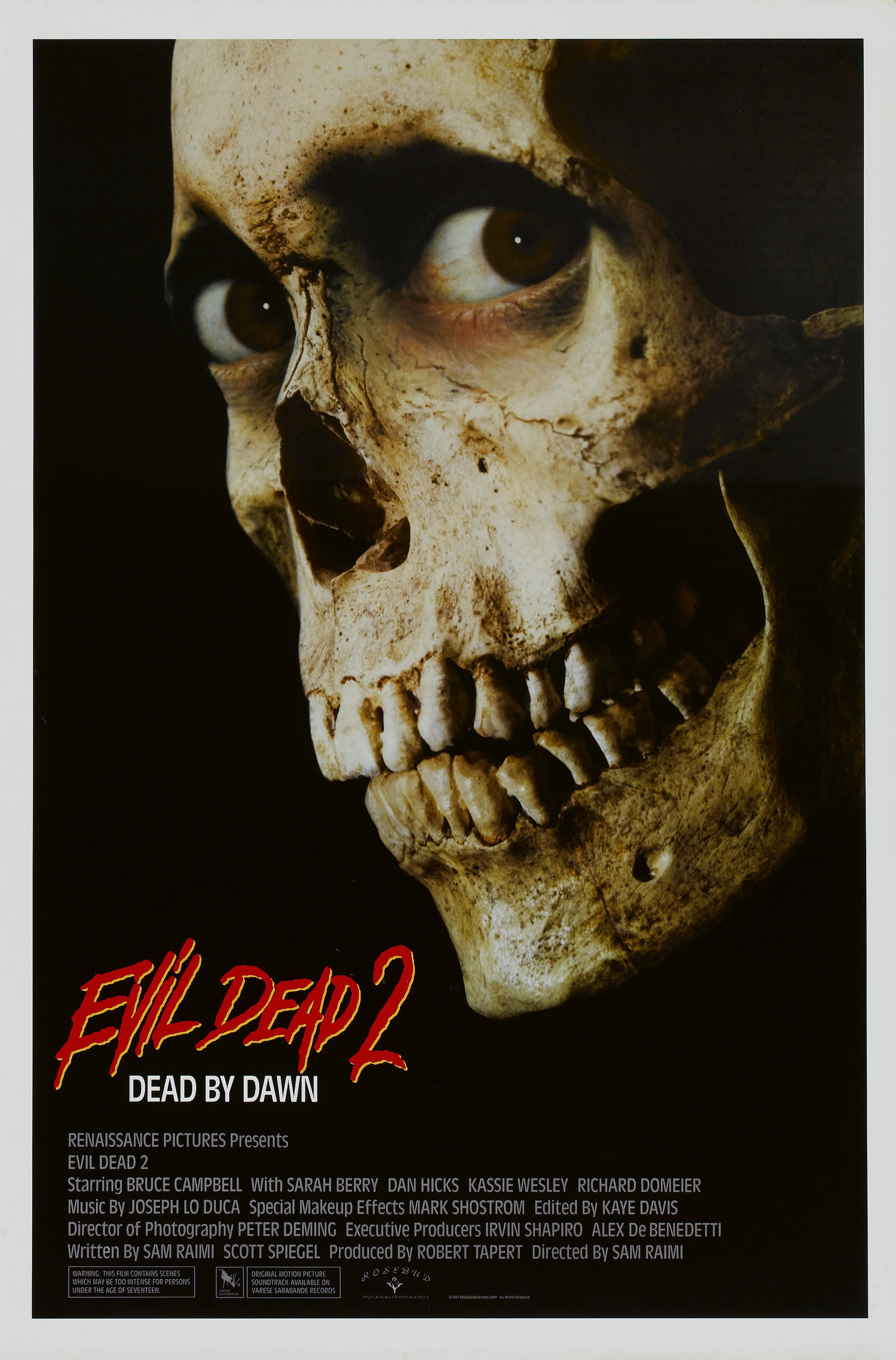 Mega Sized Movie Poster Image for Evil Dead II (#1 of 4)