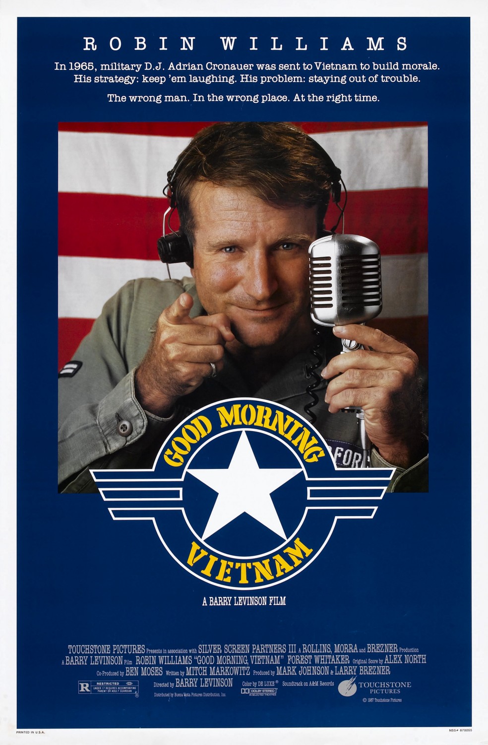 Extra Large Movie Poster Image for Good Morning, Vietnam (#1 of 2)