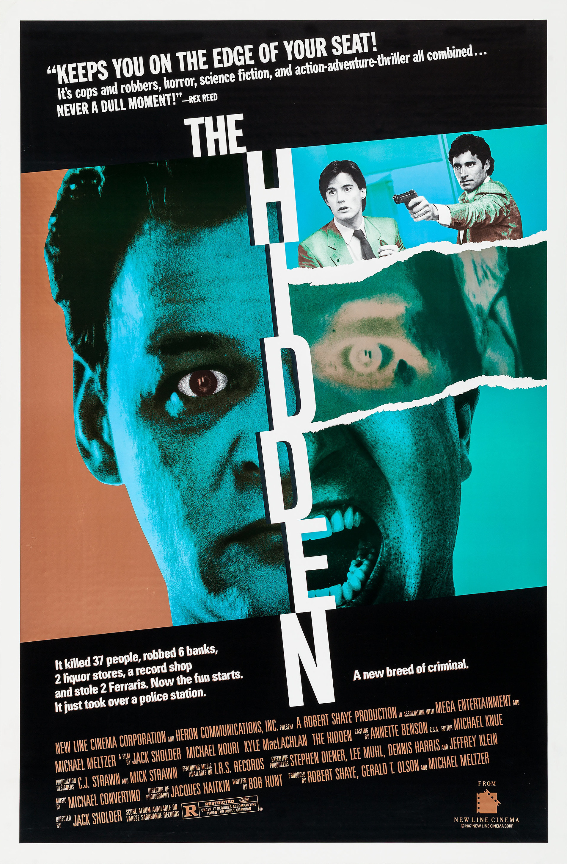 Mega Sized Movie Poster Image for The Hidden (#1 of 2)
