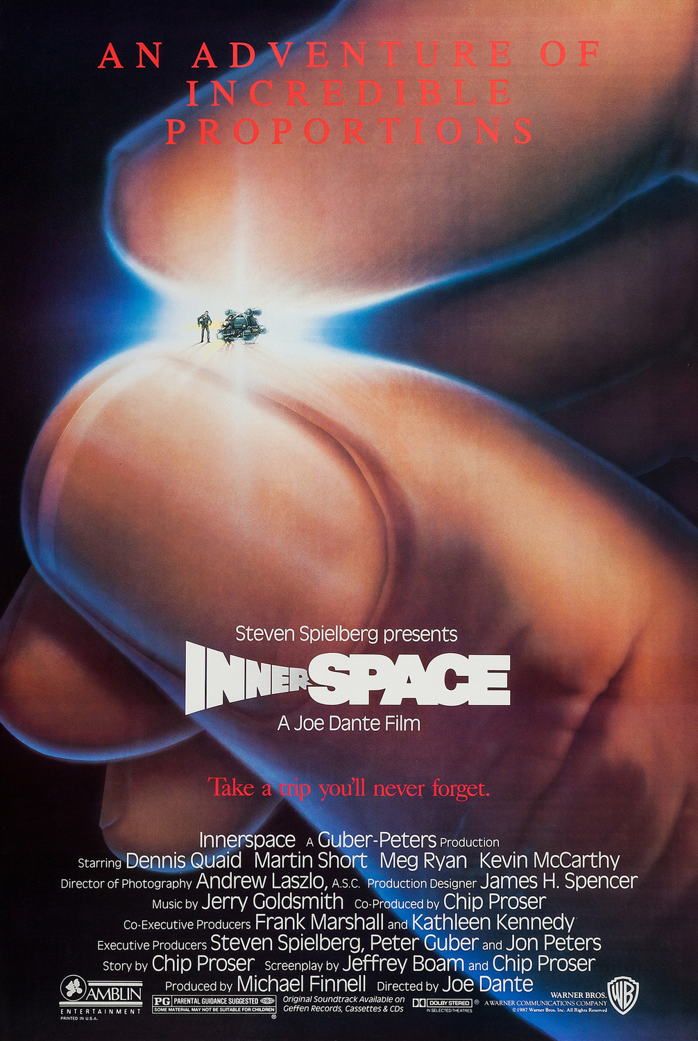 Extra Large Movie Poster Image for Innerspace (#1 of 5)