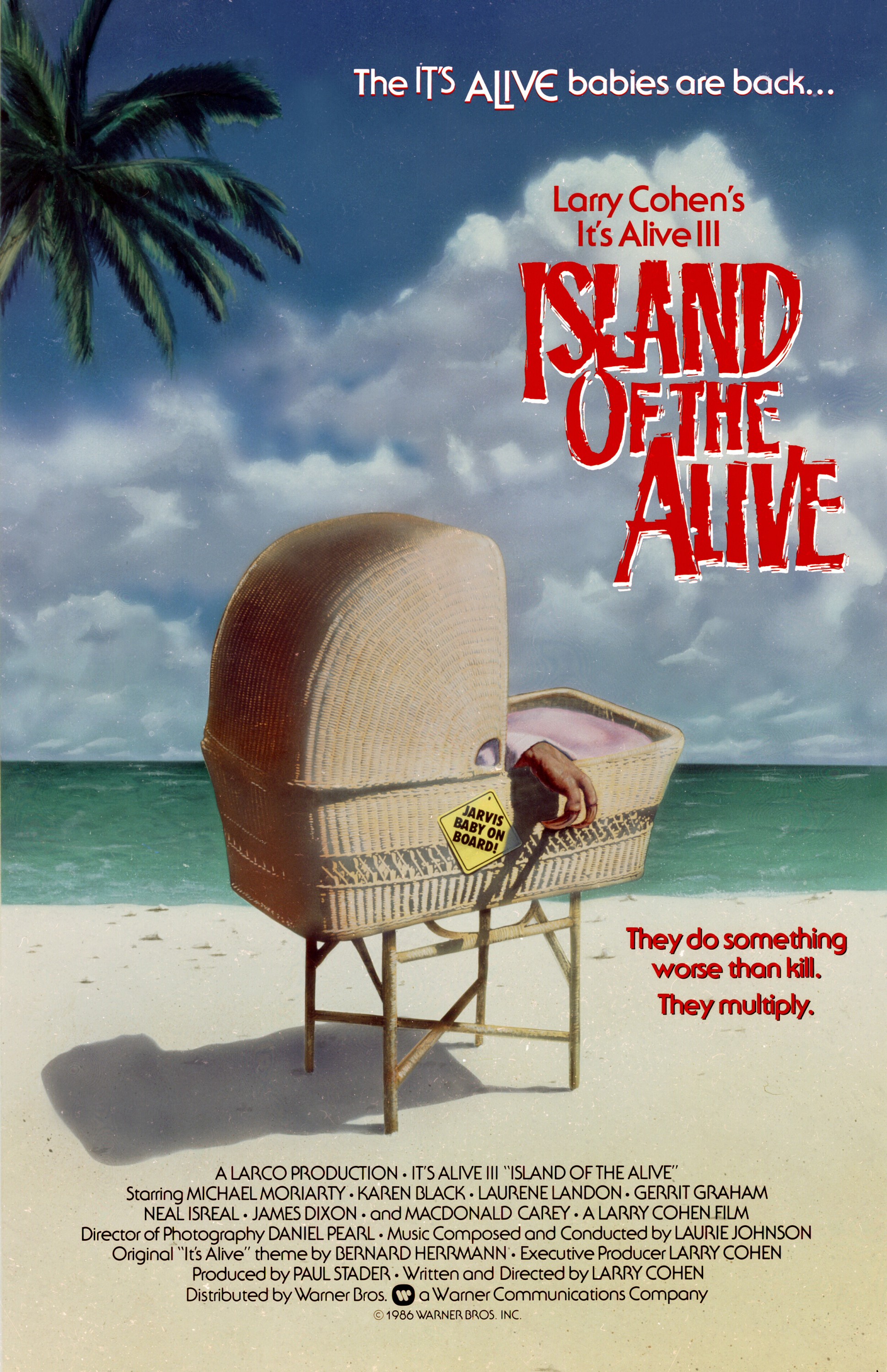Mega Sized Movie Poster Image for It's Alive III: Island of the Alive 