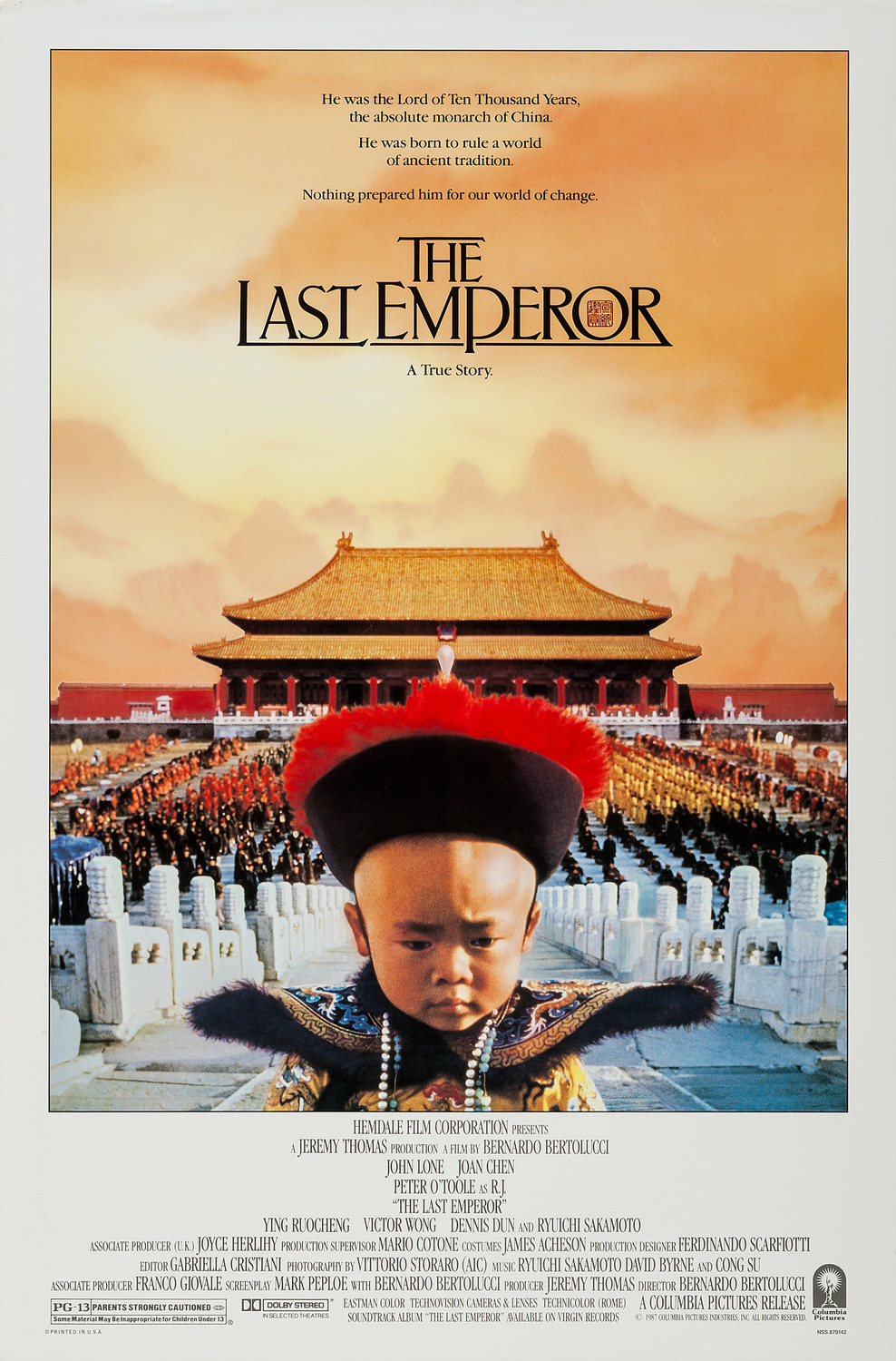 Extra Large Movie Poster Image for The Last Emperor (#1 of 4)