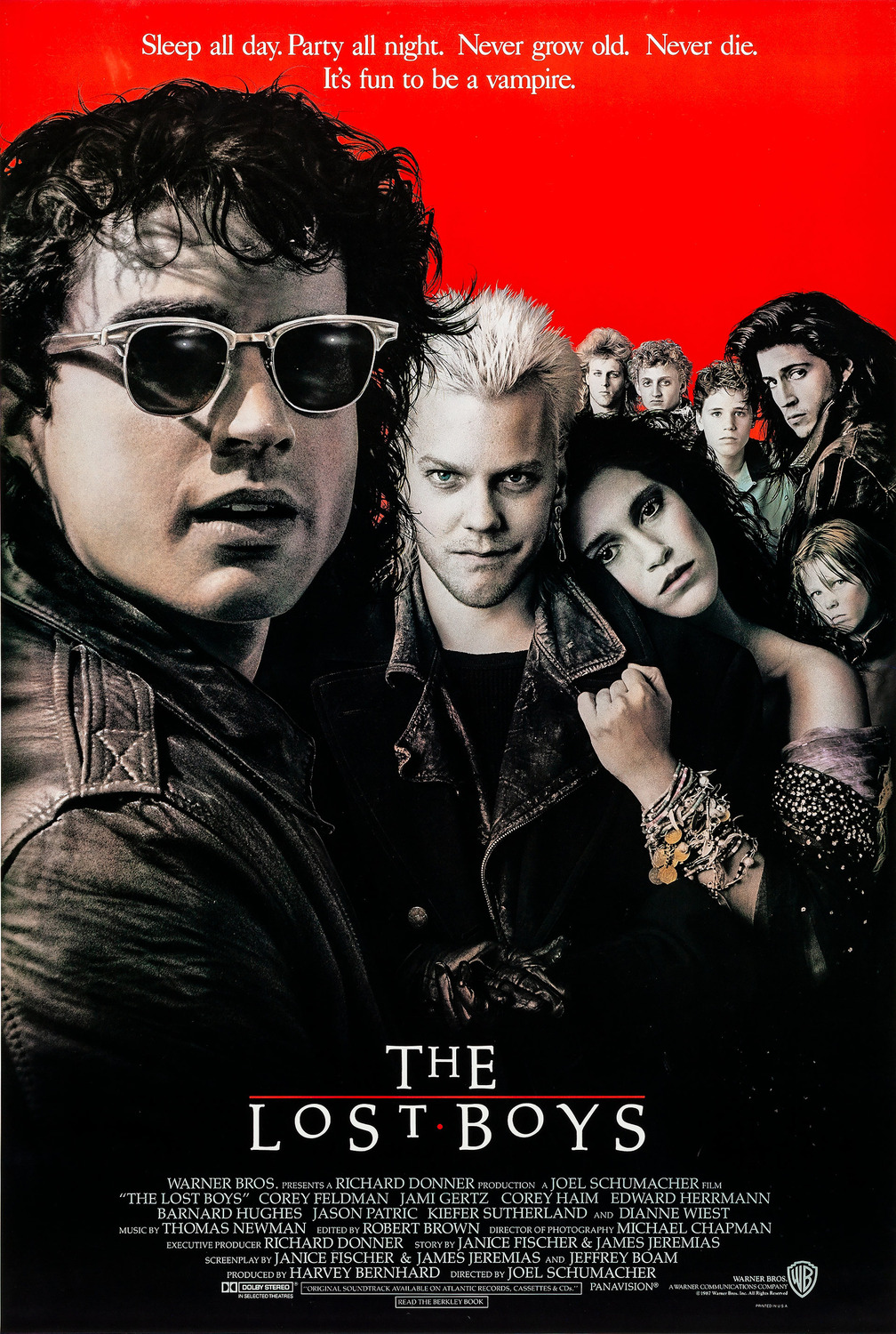 Extra Large Movie Poster Image for The Lost Boys (#1 of 4)