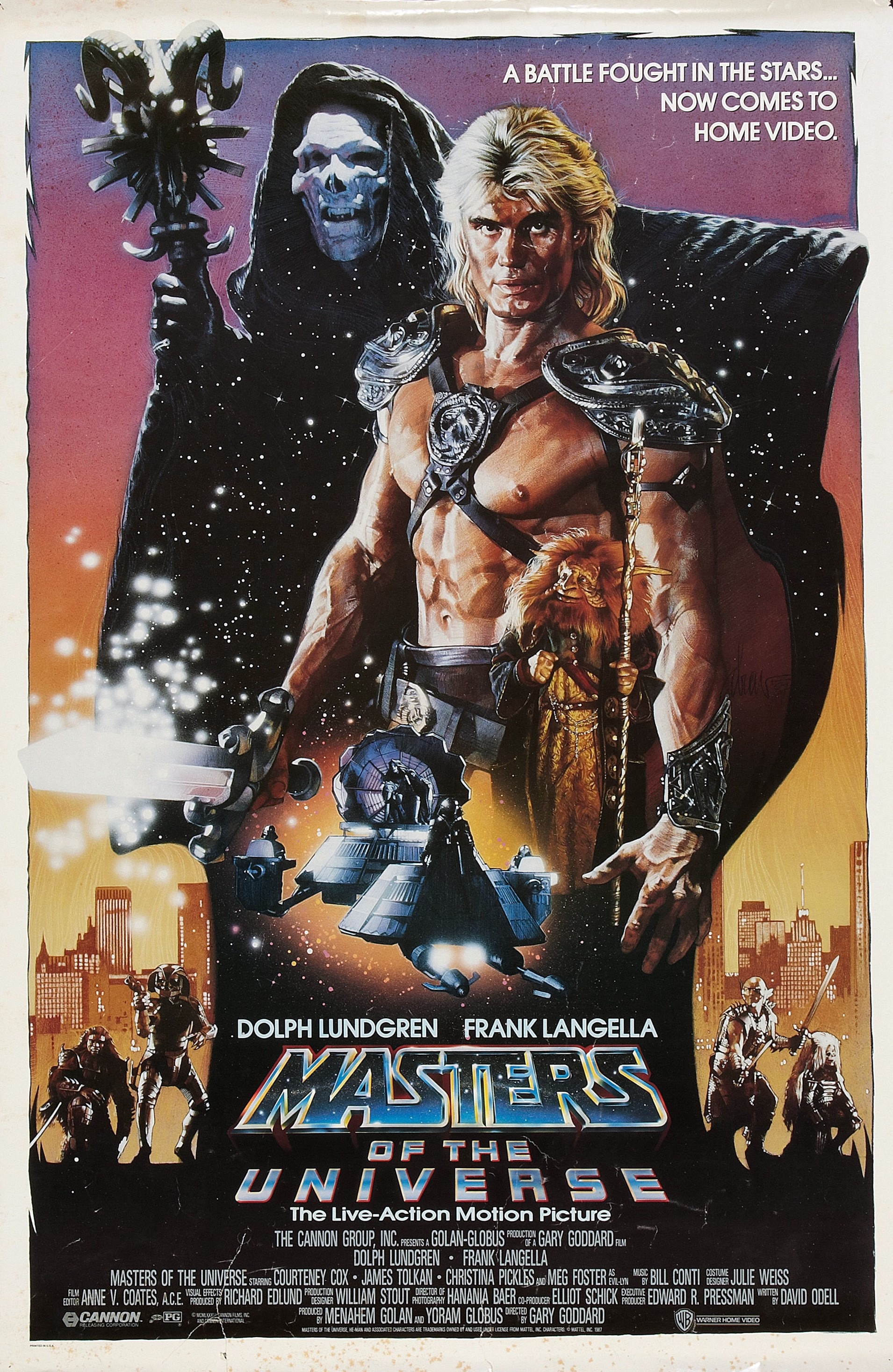 Mega Sized Movie Poster Image for Masters of the Universe (#2 of 4)