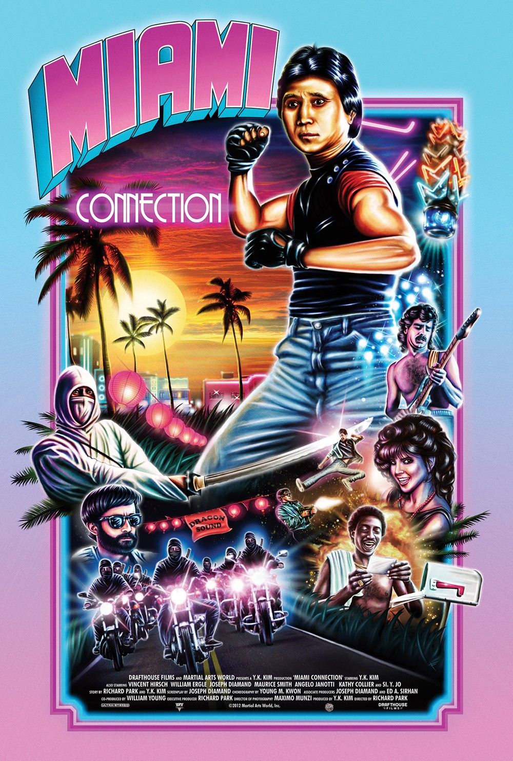 Extra Large Movie Poster Image for Miami Connection 