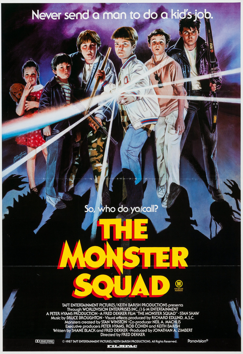 Extra Large Movie Poster Image for The Monster Squad (#2 of 2)