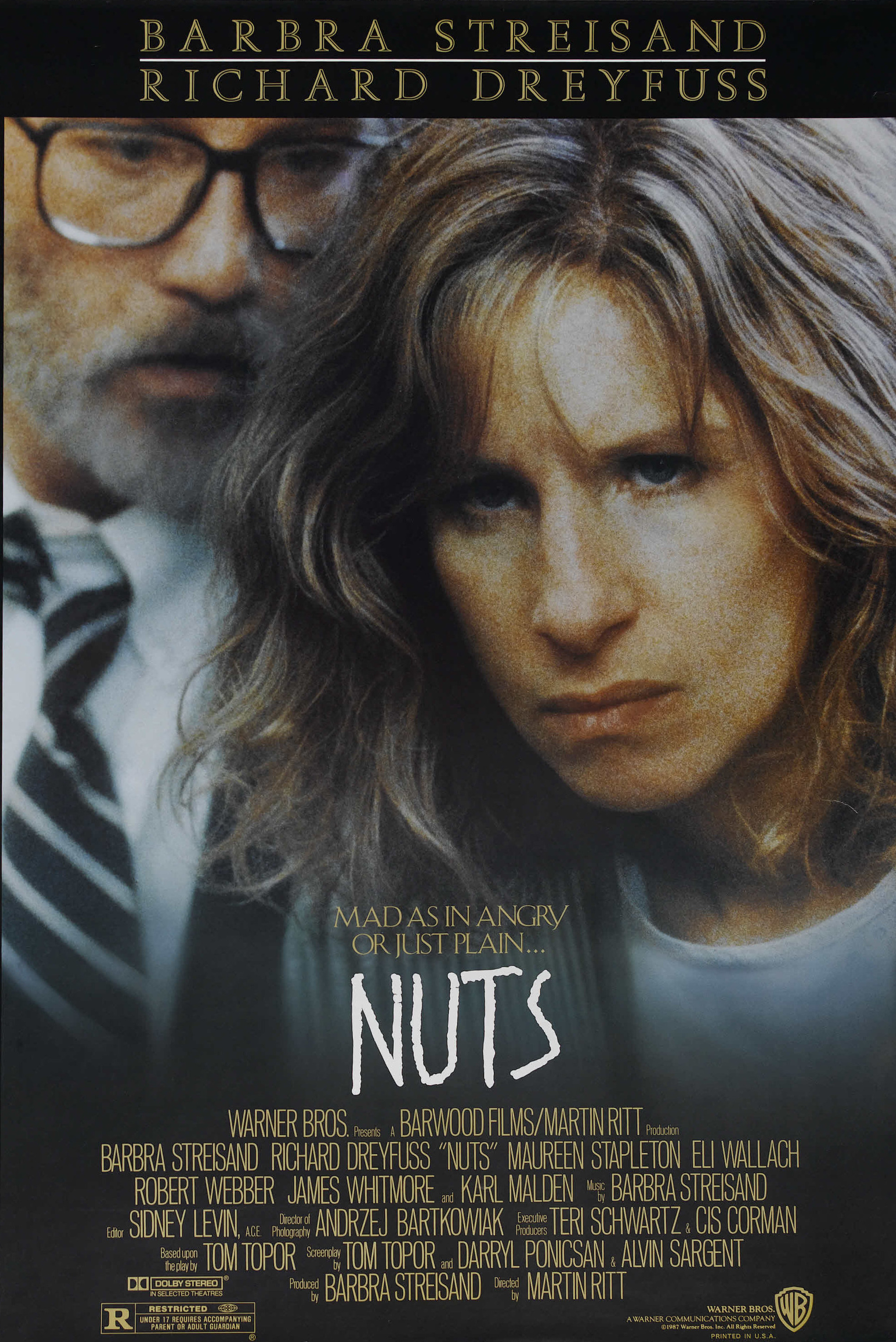 Mega Sized Movie Poster Image for Nuts 