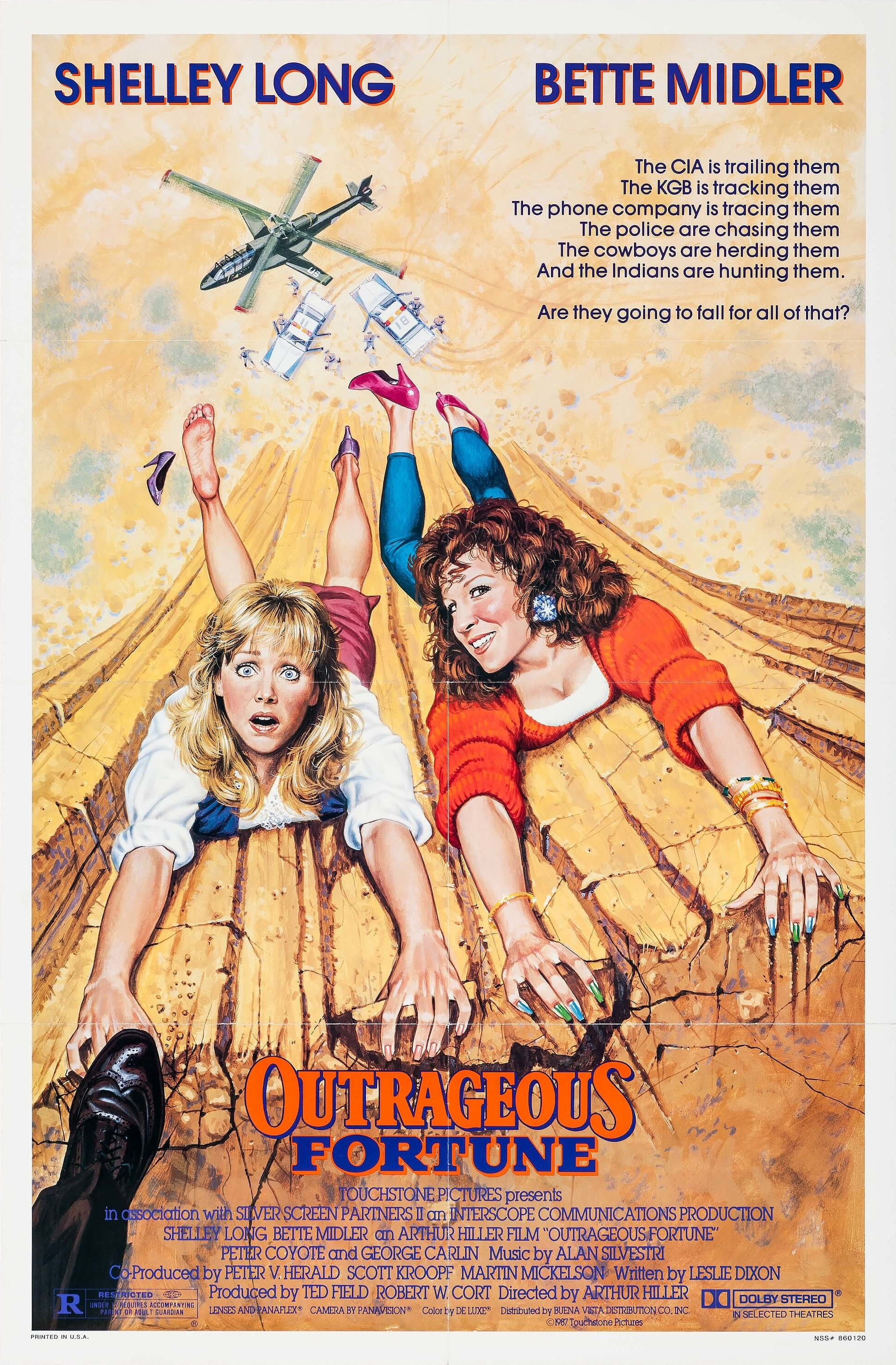Mega Sized Movie Poster Image for Outrageous Fortune (#3 of 3)