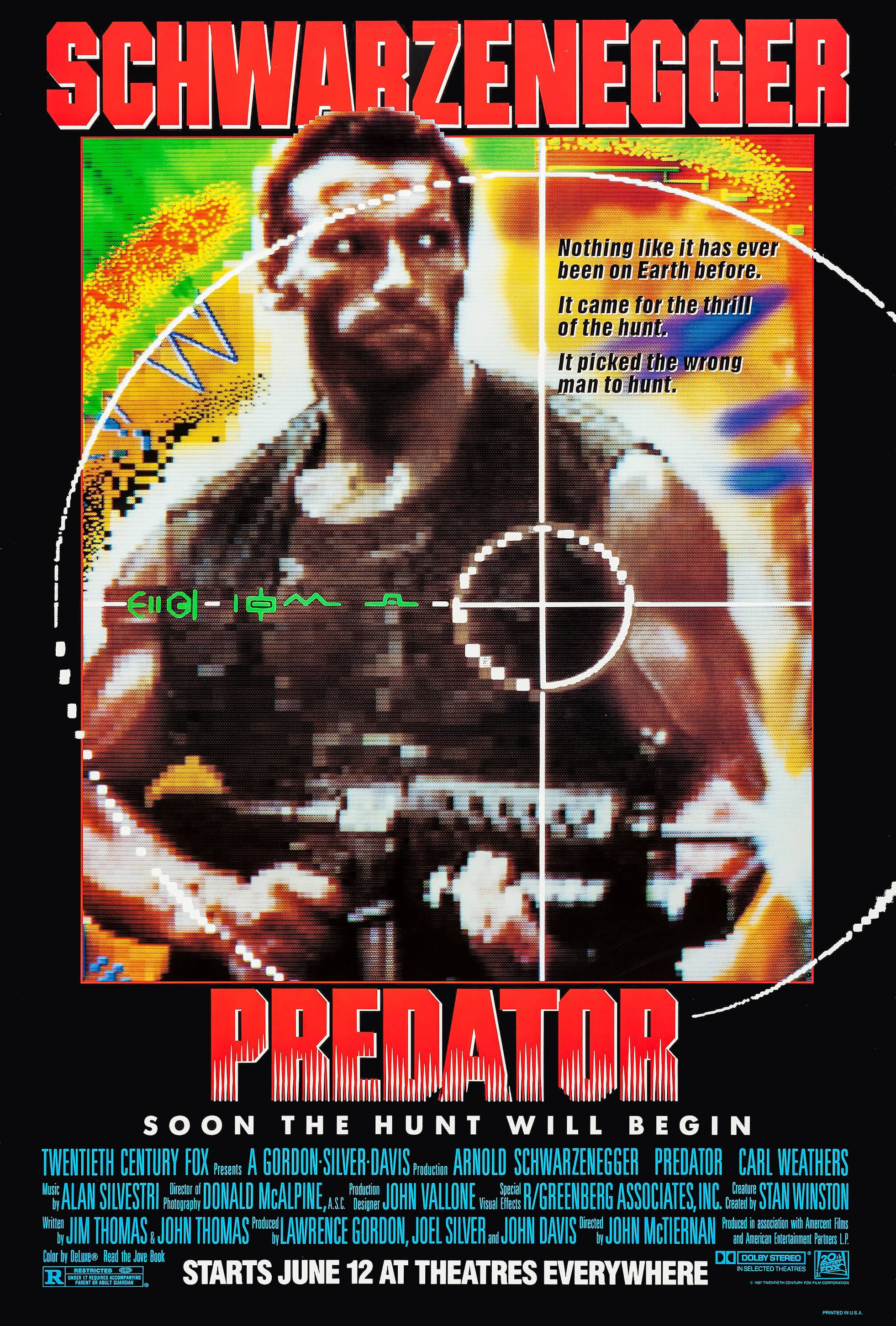 Mega Sized Movie Poster Image for Predator (#1 of 4)
